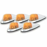 Pacer Performance 20-106 Led Amber Deluxe Chrome Hi-5 Cab Roof Light Kit New. Fixed Price $149.93.