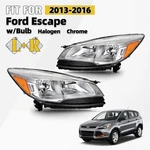 For 2013-2016 Ford Escape Halogen Headlight Chrome With Bulb Left+right Pair. Fixed Price $160.00.