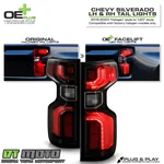 Halogen Upgrade Led Tail Lights For 2019-2023 Chevy Silverado 1500 Incandescent. Fixed Price $176.99.