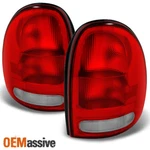 Fit 1996-2000 Dodge Caravan Durango Plymouth Voyager Red Tail Lights Replacement. Fixed Price $46.99.