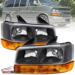 Headlights Bumper Lights Fits 2003-2014 Chevy Express Savana 1500 2500 3500. Fixed Price $89.49.