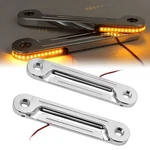 Chrome Led Flush Fork Turn Signals Brackets For Harley Touring Electra Glide .... Fixed Price $36.05.
