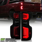 2019-2023 Chevy Silverado 1500 Incandescent Black Smoked Led Tube Tail Lights. Fixed Price $188.99.