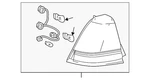 Genuine Gm Passenger Side Tail Lamp Assembly 19259999. Fixed Price $217.71.