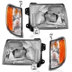 Weelmoto Pair Headlights Assembly For 1998-2000 Nissan Frontier W/corner Lights. Fixed Price $82.88.