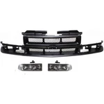 Grille Kit Chevy S10 & Headlight 3pc 1998-2004. Fixed Price $361.10.