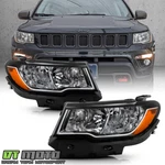 2017-2021 Jeep Compass Halogen Model Oe Style Headlights Headlamps Left+right. Fixed Price $126.99.