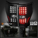 Black Fits 2009-2014 Ford F150 Truck Stx Led Tail Lights Brake Lamps Left+right. Fixed Price $132.38.