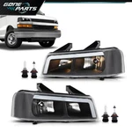 Fit For 2003-2019 Chevy Express Gmc Savana Van Led Headlights Headlamps Black. Fixed Price $123.34.