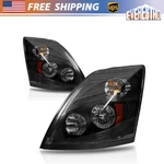 Pair Set Fit For Volvo Vnl Vn Vnm 2004-2018 Black Headlight Assembly 12v Bulb. Fixed Price $275.49.