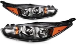 For Ford Fiesta 2014-2018 Black Housing Left+right Side Headlights Assembly. Fixed Price $117.74.