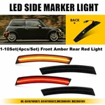 For Mini 02-06 R53 Hatchback Coopers Front Amber Rear Red Led Side Marker Lights. Fixed Price $108.09.