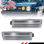 Clear Lens Front Bumper Signal Lights For 1990-1992 Vw Golf Mk2 Ii A2 Gti Jetta. Fixed Price $21.99.