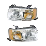 Headlights Front Lamps Pair Set For 01-04 Ford Escape Left & Right. Fixed Price $94.00.