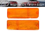 Toyota Genuine Trueno Ae86 Chaser Aw11 Mark2 Front Bumper Turn Signal Lens Set. Fixed Price $59.98.