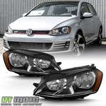 New Left+right 2015 2016 2017 Volkswagen Golf Halogen Headlights Headlamps Mk7. Fixed Price $122.99.
