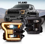 Vland Led Projector Headlights For Ford F150 2015-2017 W/sequential Turn Signals. Fixed Price $503.99.