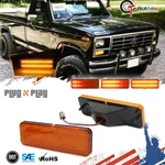 1pair Drl Turn Signal Led Lights For 80-86 Ford Bronco F150 F250 F350 Amber Lens. Fixed Price $45.99.