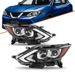For 2017-2019 Nissan Rogue Sport W/led Drl Halogen Headlights Headlamps Pair L+r. Fixed Price $156.99.