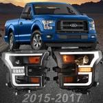 Projector Headlights For 2015-2017 Ford F-150 Led Bar Headlamps Clear Pair L+r. Fixed Price $245.99.
