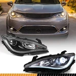 2p For Chrysler Pacifica 2017-2020 Chrome Halogen Headlights W/ Quad Lamp Lh Rh. Fixed Price $229.09.