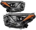 For 2.5l 2016-2018 Toyota Rav4 Headlight Assembly W/led Drl Pair Black Housing. Fixed Price $255.99.