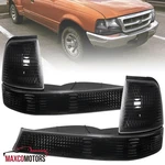 Black Corner Lights Fits 1998-2000 Ford Ranger Turn Signal Parking Left+right. Fixed Price $35.62.