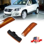 2pcs Oe-style Amber Lens Front Bumper Side Marker Lights For 2009-2017 Vw Tiguan. Fixed Price $19.99.