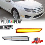 For Ford Fusion 2010-2012 Clear Amber Led Front Bumper Side Marker Signal Lights. Fixed Price $22.99.
