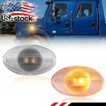 Clear Amber Led Front Fender Hood Side Marker Lights For Freightliner M2 106 112. Fixed Price $36.99.