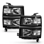Vrc For 2014-2015 Chevy Silverado 1500 Headlights Left+right 14 15 Headlamps. Fixed Price $119.99.