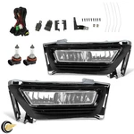 Fit For 2013 2014 2015 Honda Accord Sedan Clear Front Bumper Fog Lights W/ Bulbs. Fixed Price $45.00.