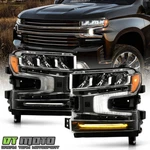 For 2019-2021 Chevy Silverado 1500 Oe Styl Full Led Headlights W/led Signal Lamp. Fixed Price $539.99.