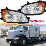For 2008-2017 Kenworth T660 Chrome Projector Headlight Lamps Pair Set Left+right. Fixed Price $192.99.