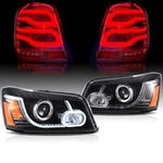 Vland Led Headlights + Rear Tail Lights Fit Toyota Highlander Suv 2001-2007. Fixed Price $359.99.