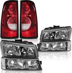 Headlights Tail Lights Assembly Combo For 2003-2006 Chevy Kits. Fixed Price $192.98.