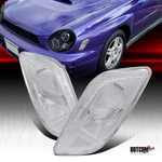 Fit 2002-2003 Subaru Impreza Wrx Outback Bumper Side Marker Turn Signal Lights. Fixed Price $18.99.