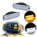 For 91-93 Dodge D150 250 350, W150 350 Front Bumper Drl Signal Lights Clear. Fixed Price $69.99.