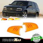 For 02-09 Chevy Trailblazer Gmc Envoy Front Side Mirror Turn Signal Lights Amber. Fixed Price $64.99.