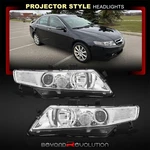 For 2004-2008 Acura Tsx Cl7 Cl9 Chrome Clear Factory Style Projector Headlights. Fixed Price $185.94.