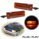 Amber Front Turn Signal Lights W/ Bulb For 1983-1993 Mazda 323 626 Pickup. Fixed Price $24.99.