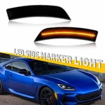 Pair Amber Led Front Side Bumper Marker Light Smoke For Toyota Subaru Gr86 Brz. Fixed Price $18.99.