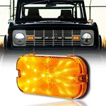 New Amber Led Park Turn Signal Light Lamp Bulb Lens For 66-67-68 Ford Bronco. Fixed Price $36.47.
