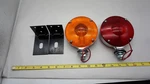 Yankee Turnflex Red / Amber Turn Signal Tail Light Nos Pair 838 & Brackets. Fixed Price $75.00.