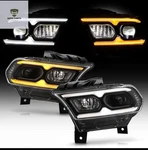 For 2021-2024 Dodge Durango Black Non-afs Full Led Projector Headlights Set. Fixed Price $390.00.