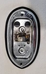 L549 Lucas Mg Morgan Triumph Rear Turn Signal Housing Base And Gasket- No Lens. Fixed Price $23.99.