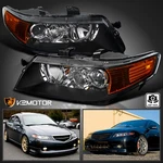 Black Fits 2004-2005 Acura Tsx Projector Headlights Lamps Left+right 04-05 Pair. Fixed Price $139.38.