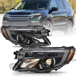 For 2016-2021 Honda Pilot/17-20 Ridgeline Halogen W/o Led Drl Headlights Pair. Fixed Price $165.99.