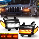 Led Fender Sequential Turn Signal Light Drl For Jeep Wrangler Jl Gladiator 2018+. Fixed Price $135.01.