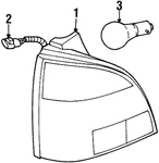 Genuine Gm Tail Lamp Assembly 21111386. Fixed Price $66.27.